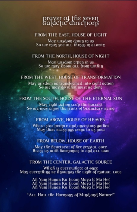Prayer of the Seven Galactic Directions